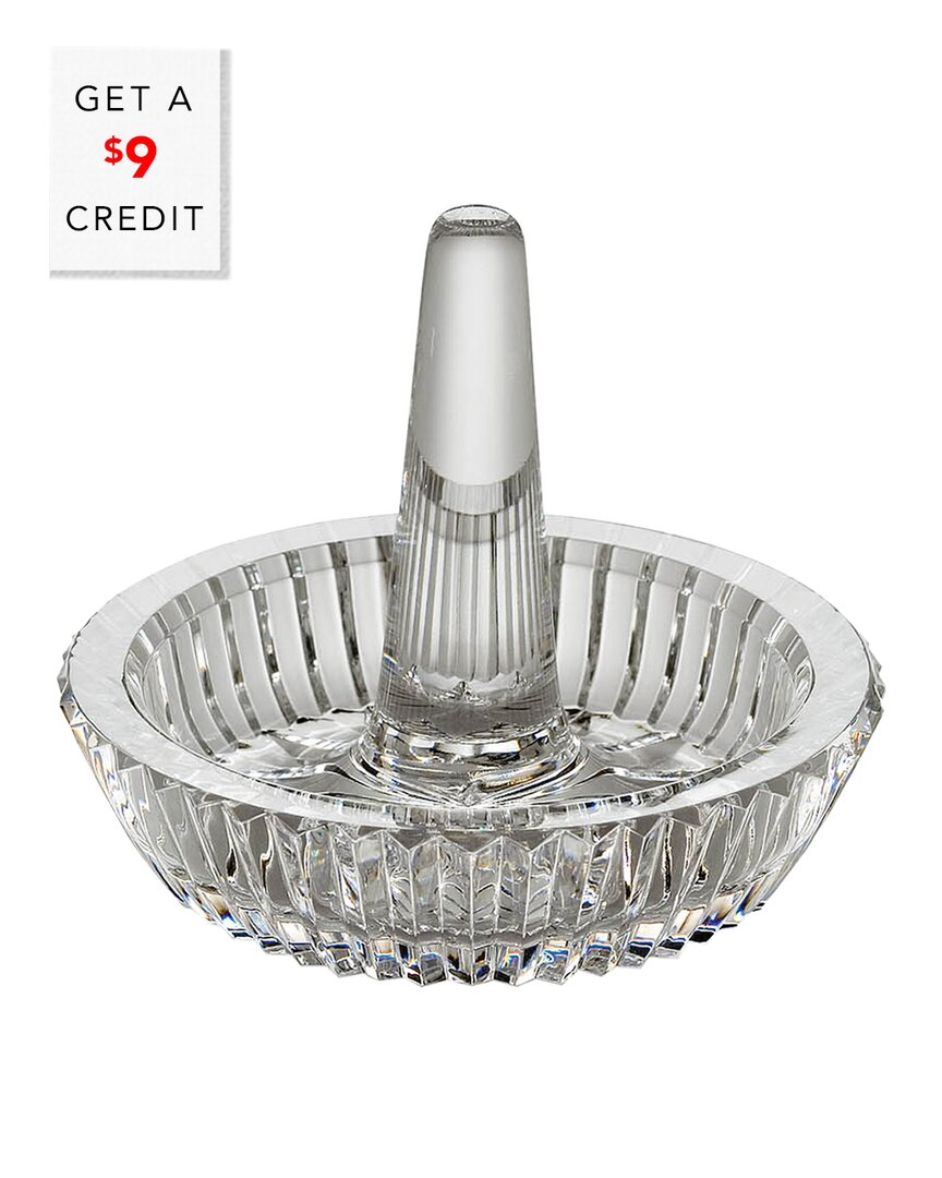 Waterford Round Ring Holder In Clear