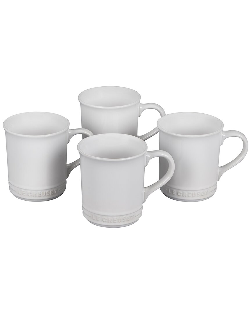 Le Creuset 14 Oz. Stoneware Set Of Four Coffee Mugs