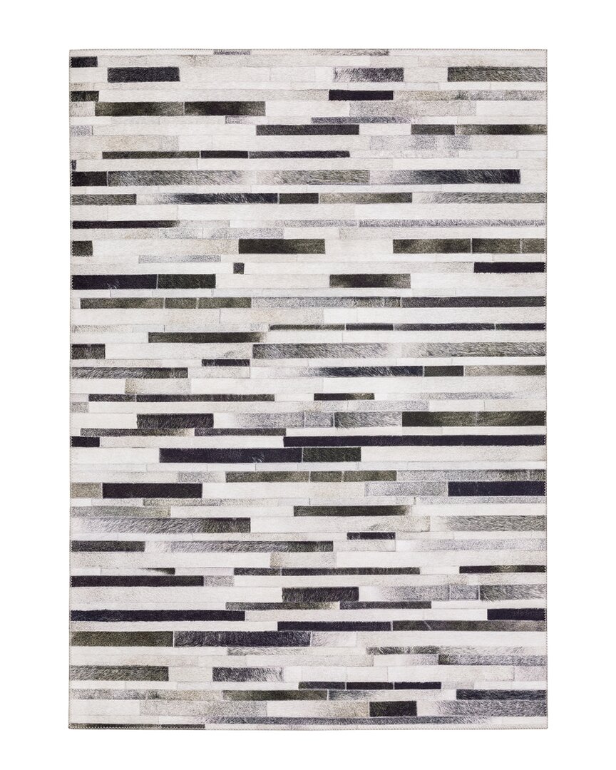 Stylehaven Melody Stripes Rug In Grey