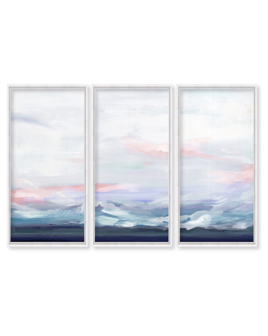 Ready2hangart Cool Horizon Triptych By Jenny Westenhofer Wall Art