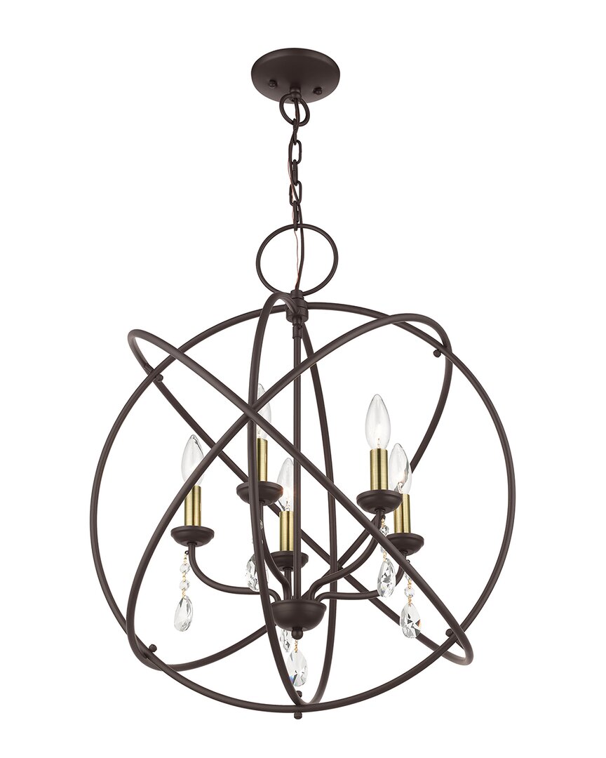 Livex Lighting 5-light Black Chandelier