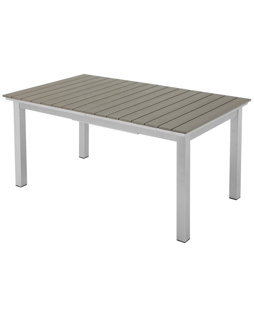 Pangea Home Joseph Extension Table In Metallic