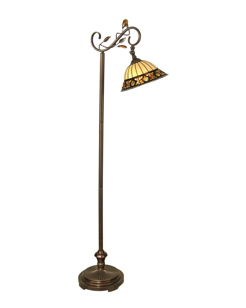 Dale Tiffany Crystal Jewel Pebble Stone Floor Lamp In Multi