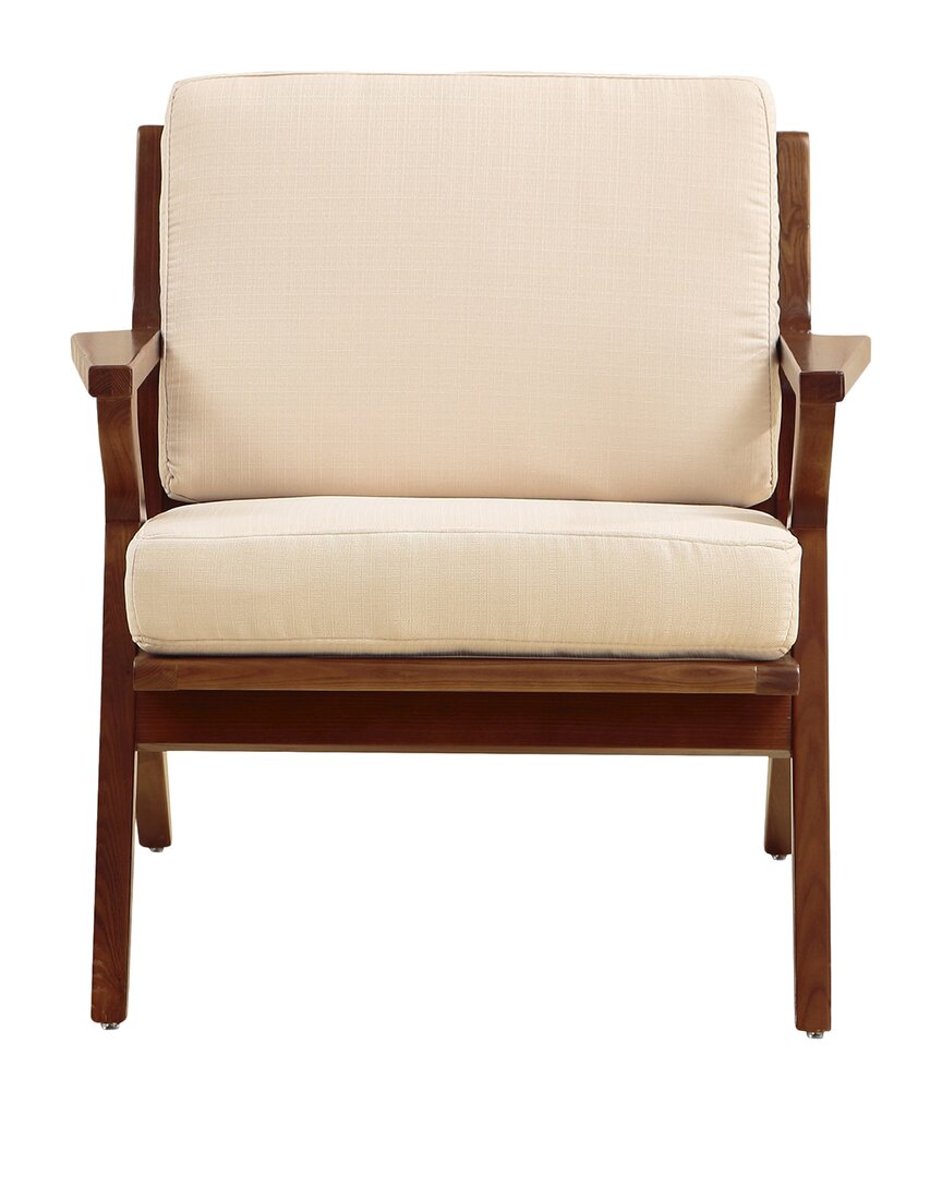 Manhattan Comfort Martelle Chair In Cream/amber