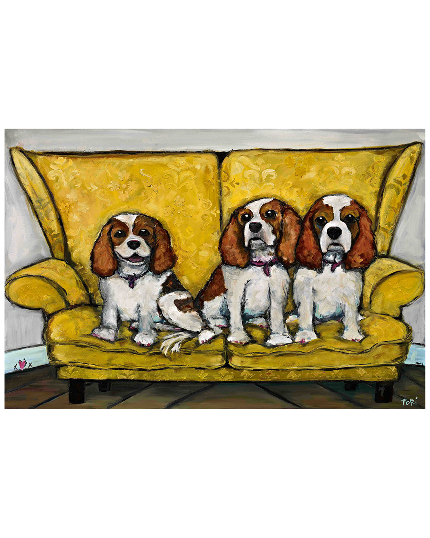 Marmont Hill The Girls Wrapped Canvas Print