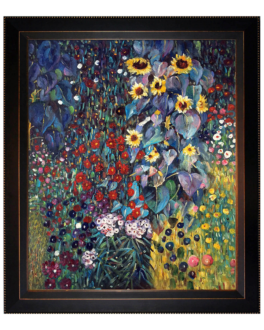 Overstock Art Farm Garden With Sunflowers By Gustav Klimt