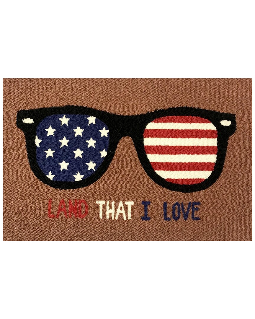 The Rug Market Land That I Love Indoor/outdoor Doormat In Brown