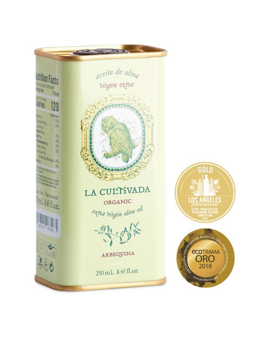 La Cultivada Organic Arbequina Green Tin Pack Of 6