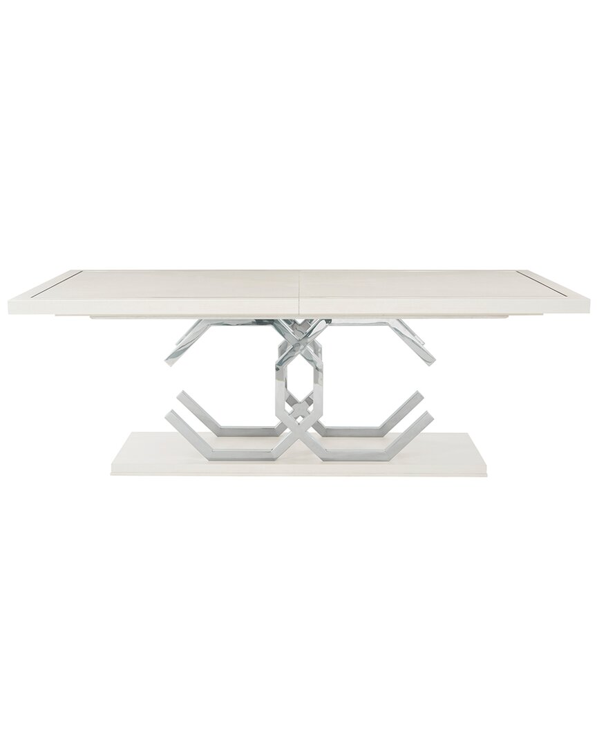 Bernhardt Silhouette Rectangular Dining Table In White