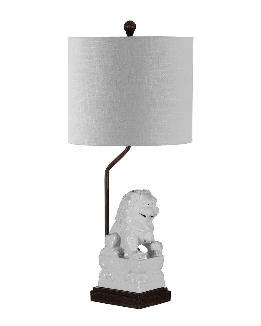 Jonathan Y Tribeca 19.7in Metal Led Table Lamp In White