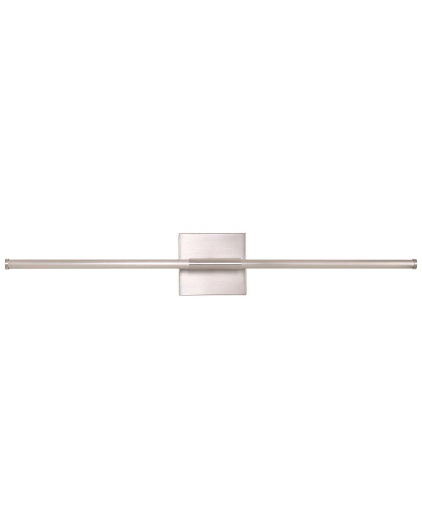 Jonathan Y Mekena Dimmable Led Wall Sconce In Nickel