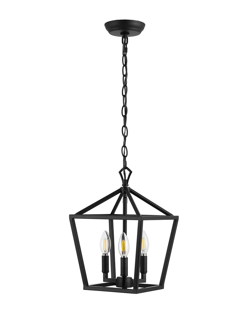 Jonathan Y Ojai 3-light Led Pendant In Bronze
