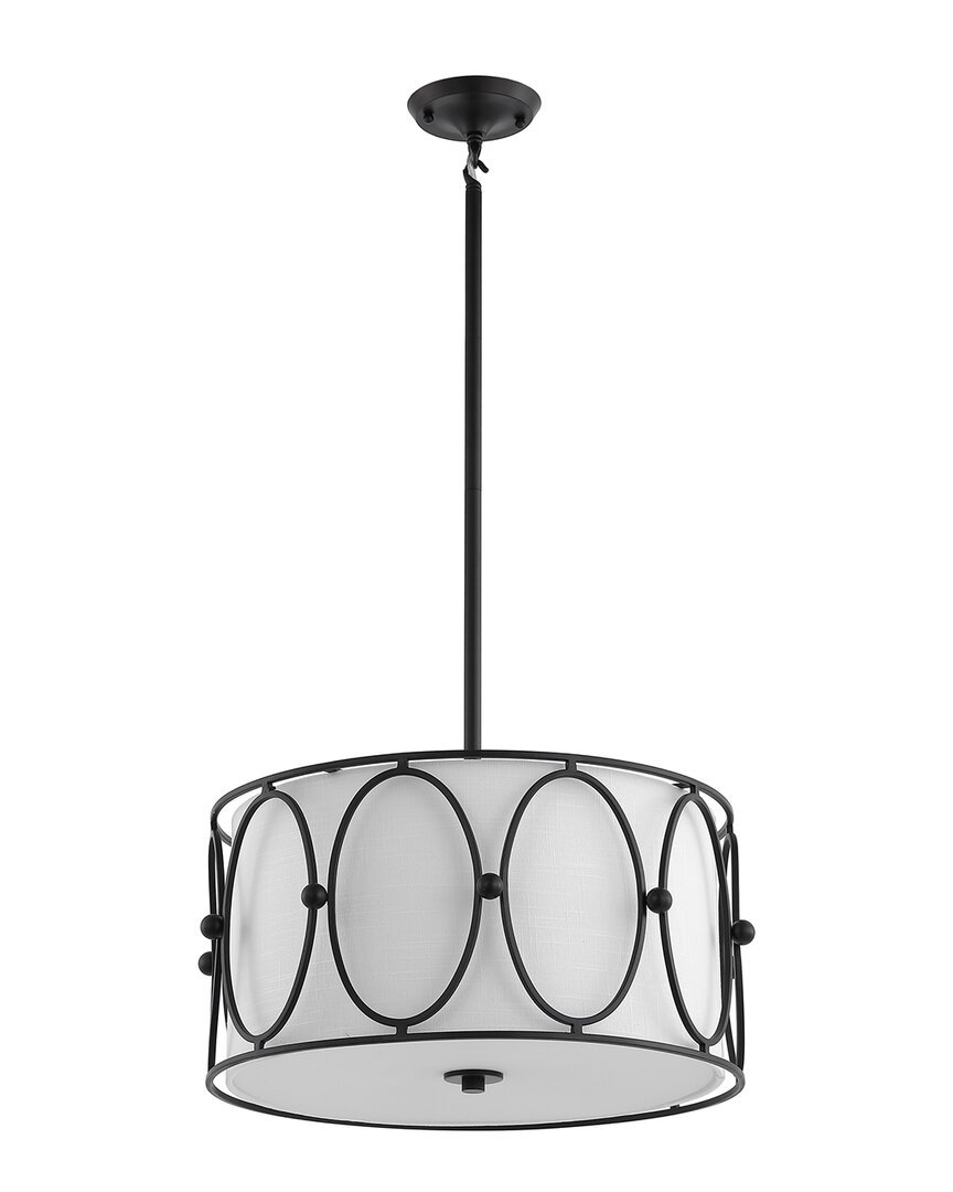 Jonathan Y Violetta 3-light Led Pendant In Bronze