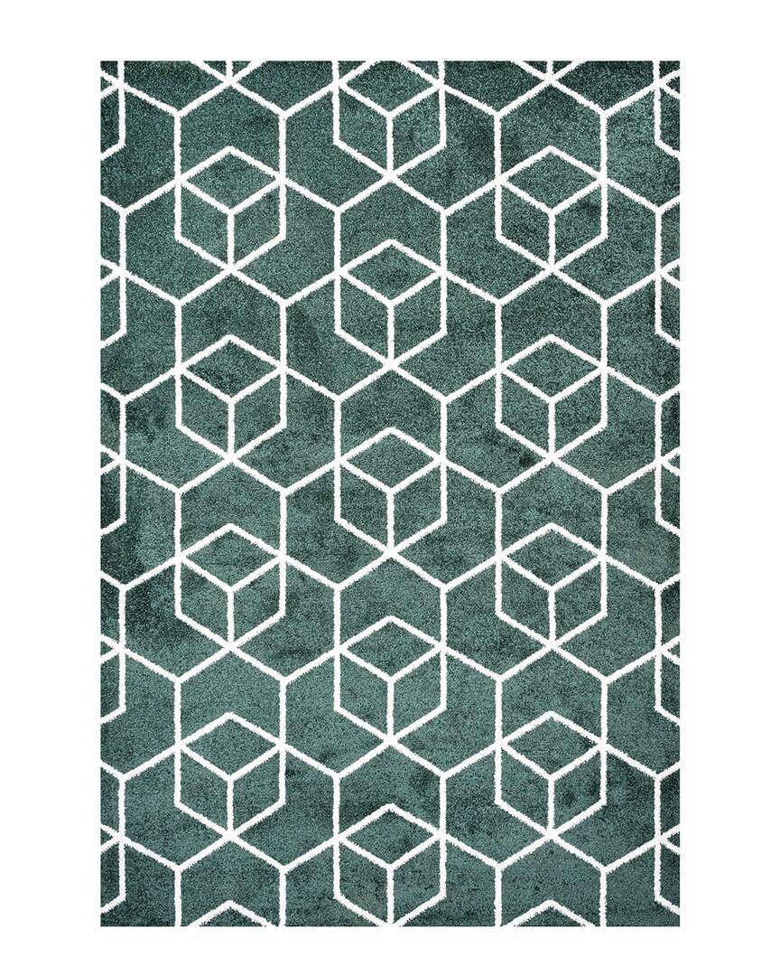 Shop Jonathan Y Supersoft Modern Contemporary Rug In Green
