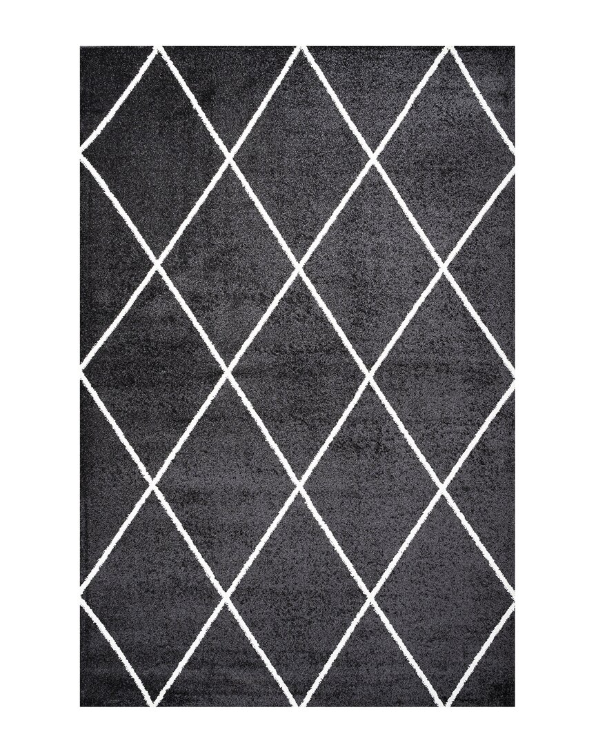Shop Jonathan Y Supersoft Cole Contemporary Rug In Black