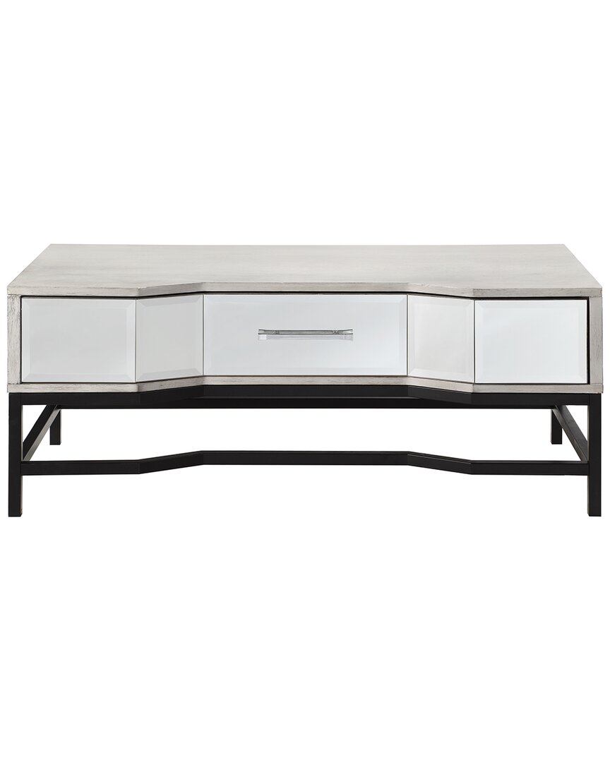 Coast To Coast Imports Gabby One-drawer Cocktail Table In White