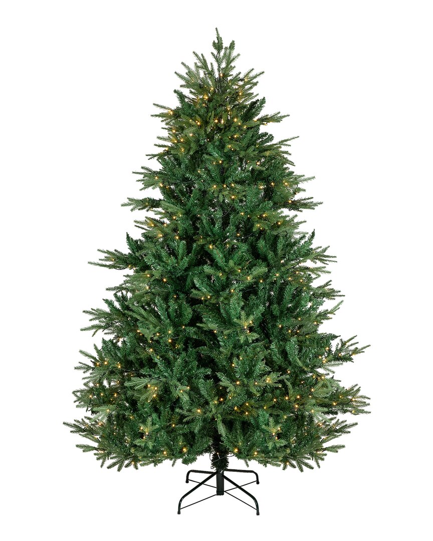 NORTHLIGHT NORTHLIGHT REAL TOUCH PRE-LIT FULL JUNIPER PINE ARTIFICIAL CHRISTMAS TREE