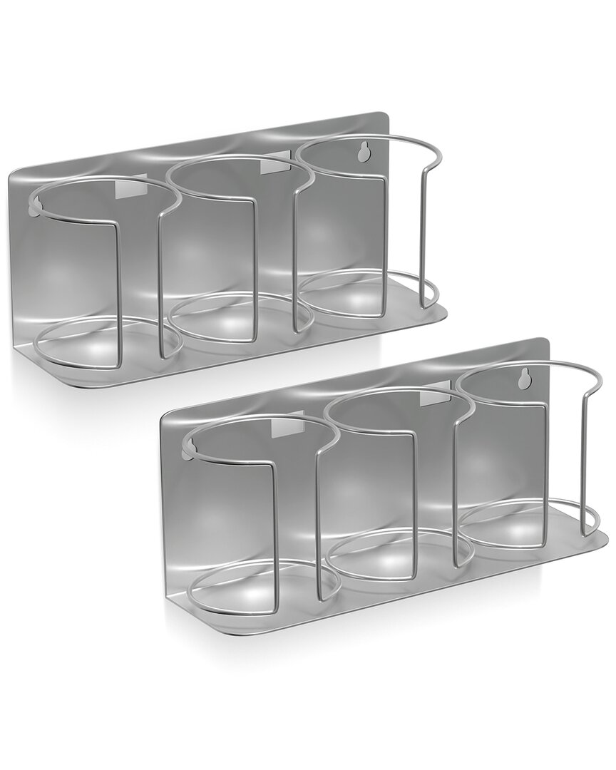 Sorbus 2 Pack Magnetic Stanley Cup Holders In Silver