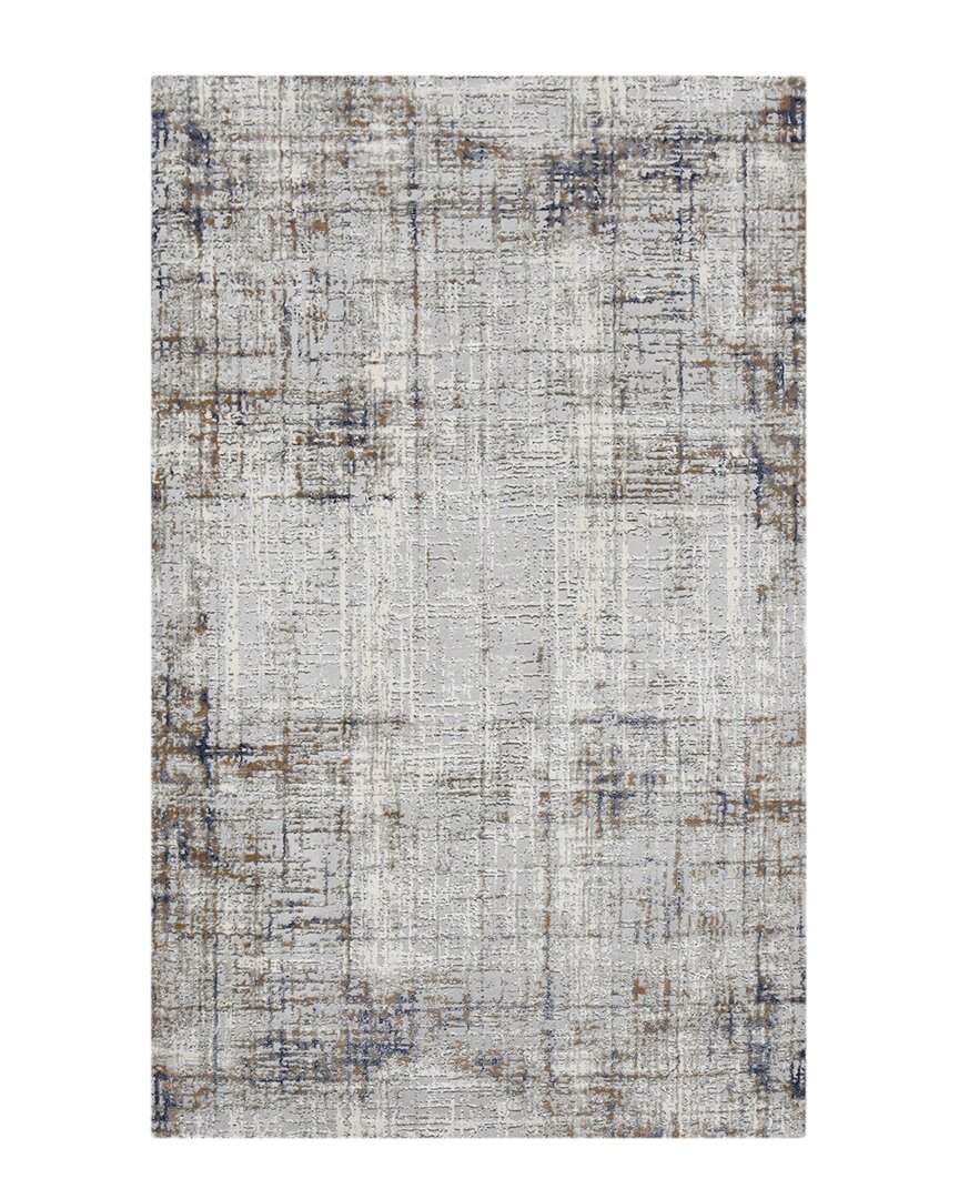 Shop Ar Rugs Silvejo Dylanne Contemporary Rug In Gold