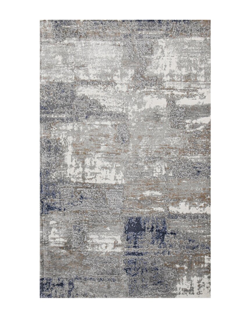 Ar Rugs Viscenta Duncan Contemporary Rug In Gray