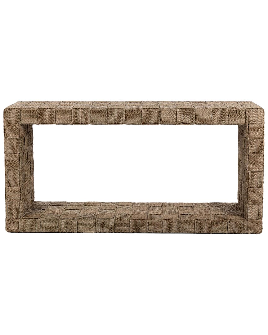 Classic Home Neyla Seagrass Console Table