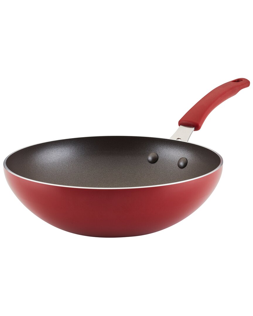 Rachael Ray Cook + Create 10.5in Nonstick Stir Fry Pan In Red