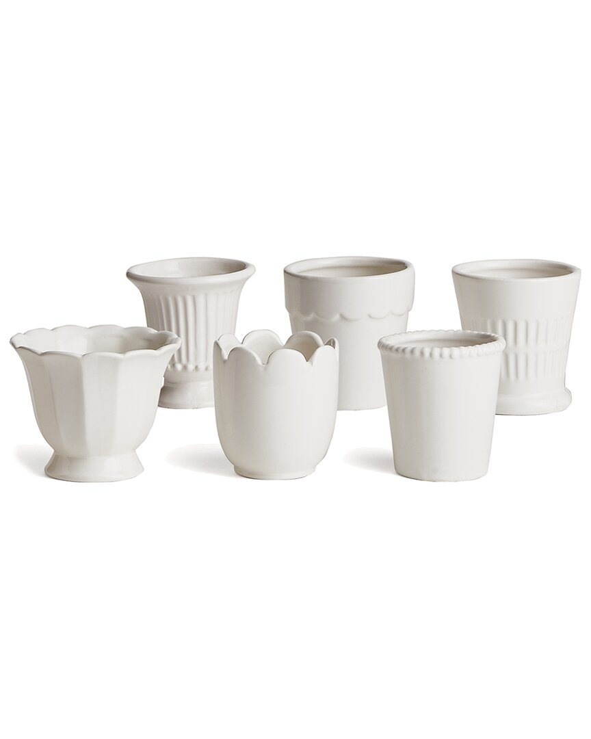 Napa Home & Garden Mirabelle Mini Cachepots Set In White