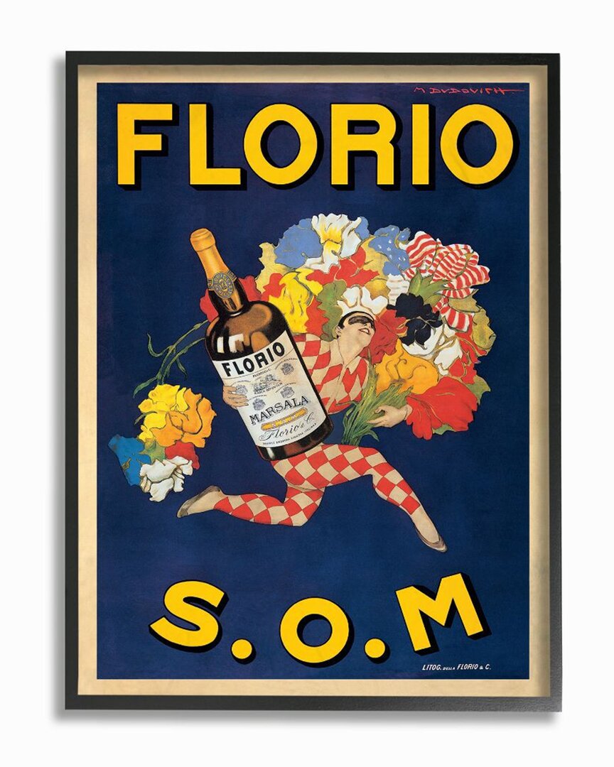 Stupell Florio Vintage Poster Drink Design Wall Art