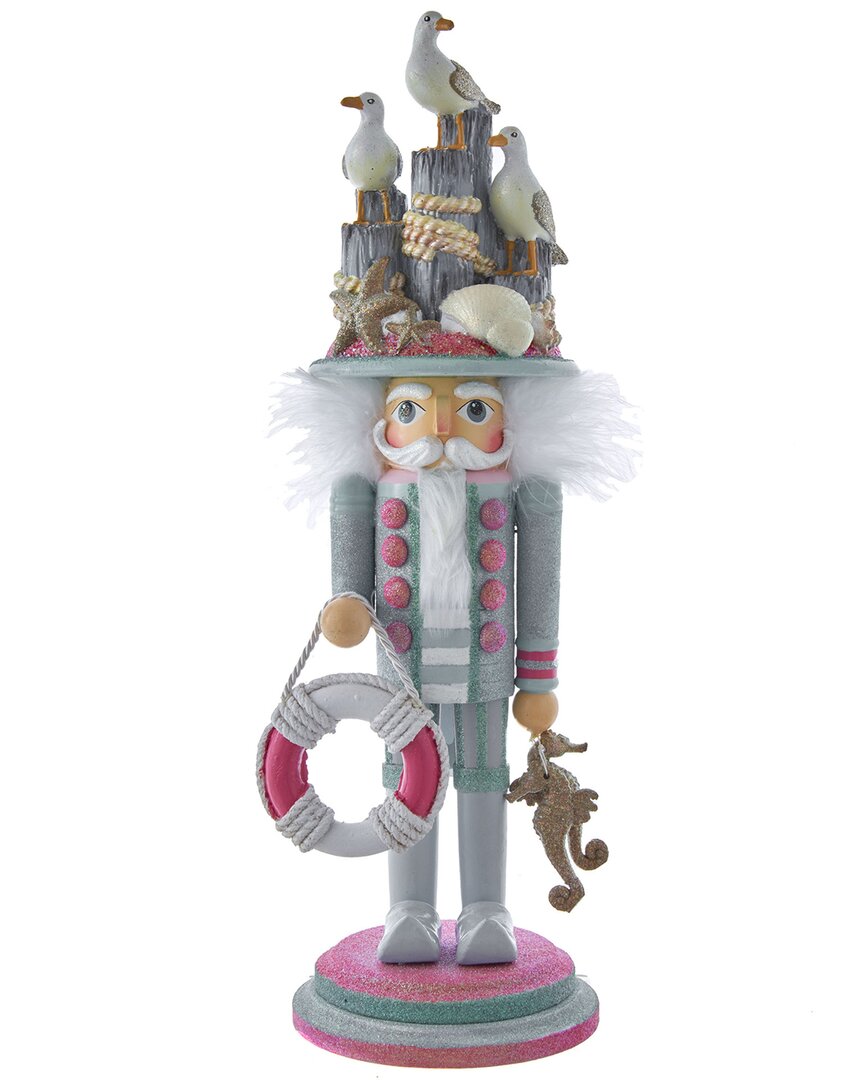 Kurt Adler 18-inch Hollywood Pink & Green Ballet Soldier Nutcracker In Multi