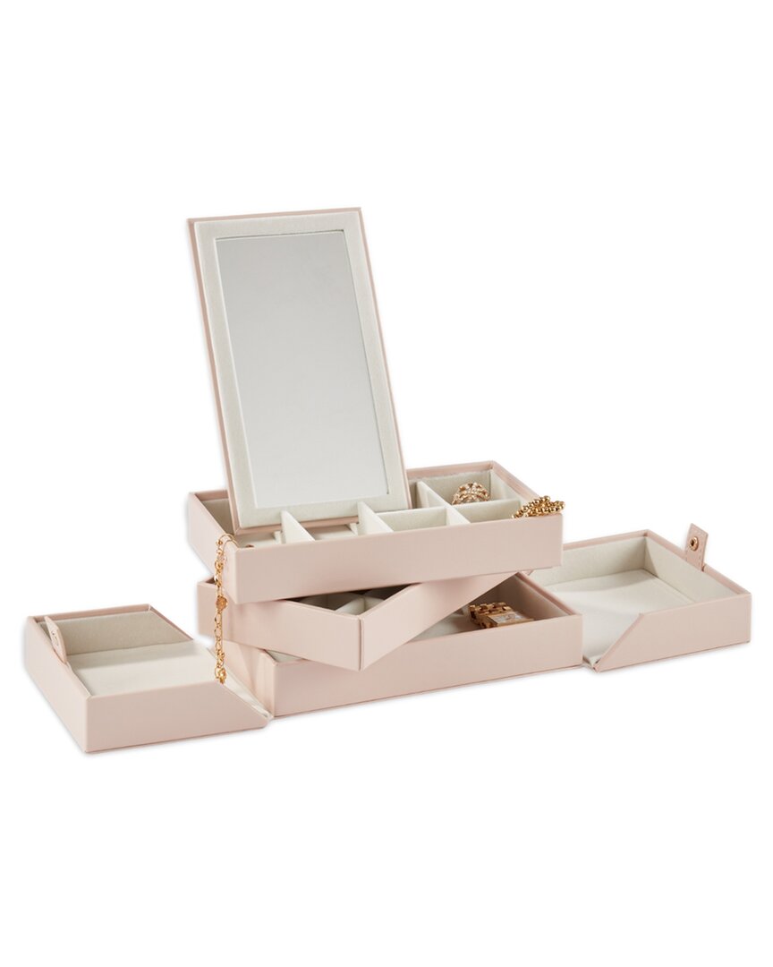 Bey-berk Ellie Jewelry Box In Gold