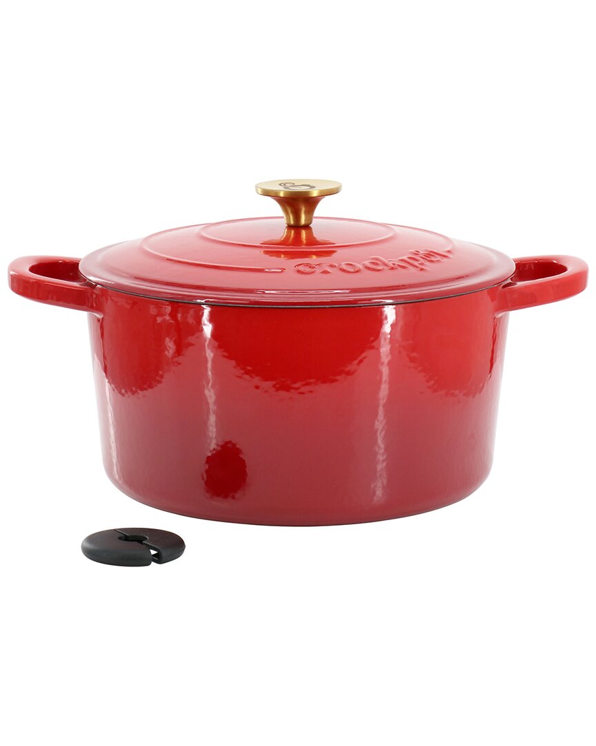 Shop Crock-pot Artisan 6qt Enameled Cast Iron Dutch Oven