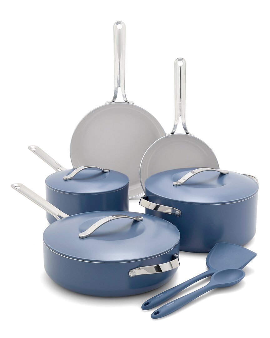 Greenpan Nova 10-piece Ceramic Nonstick Cookware Set In Blue