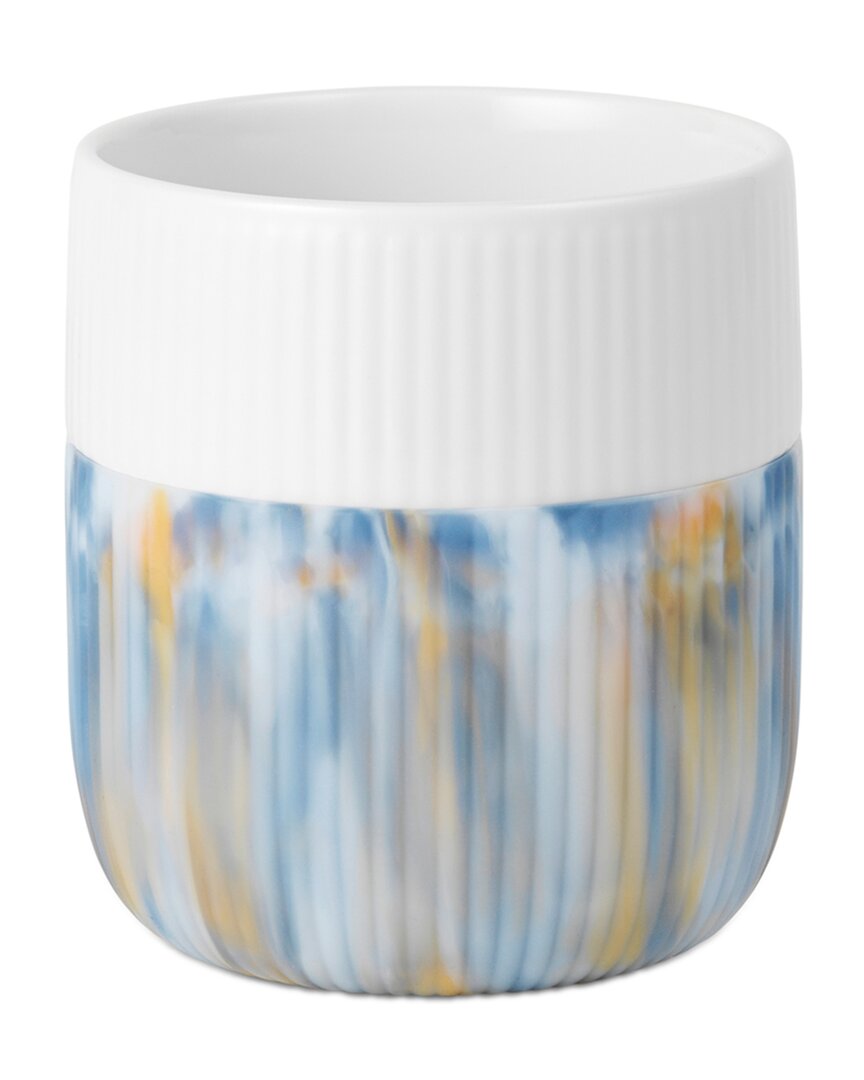 Royal Copenhagen Fluted Contrast Ocean Mist Marble Mug