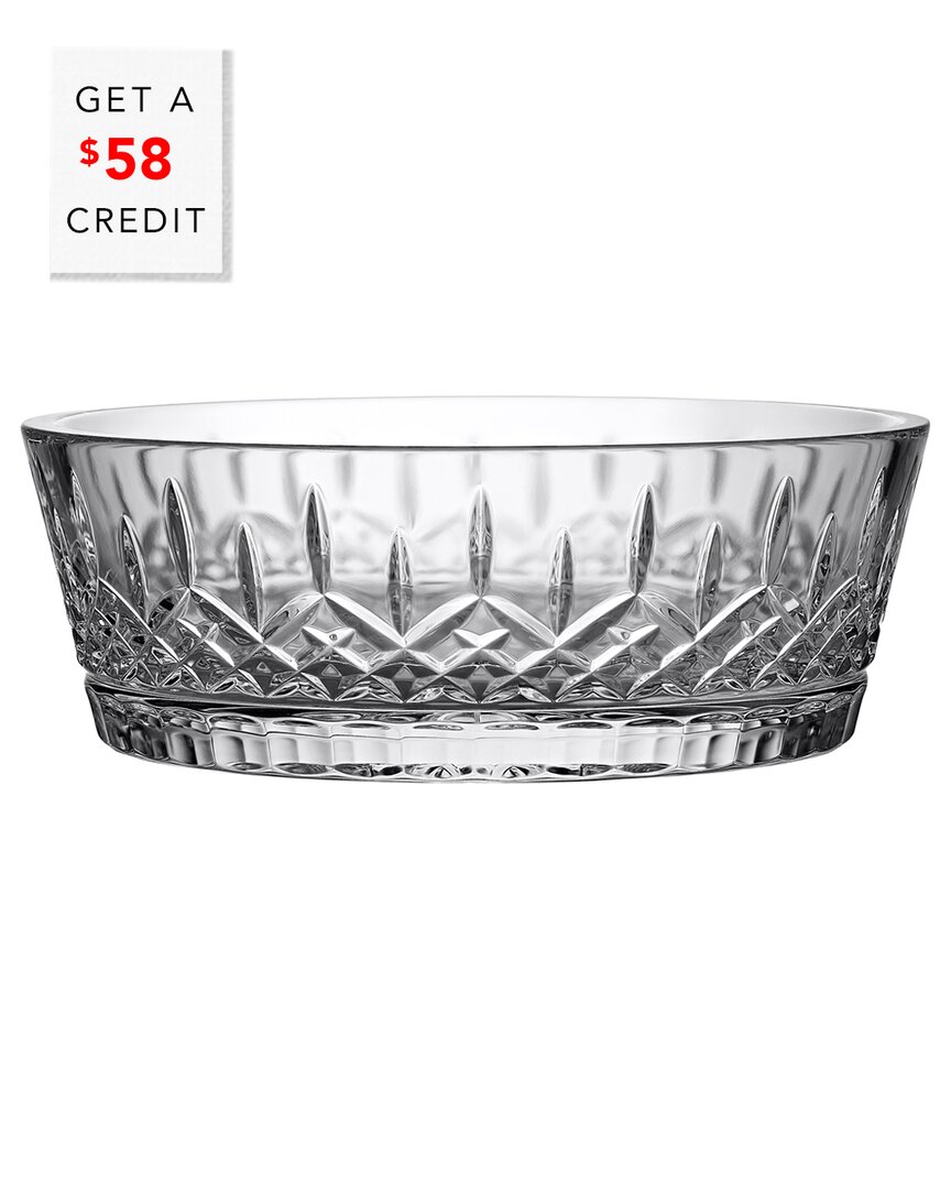 Waterford Lismore 10in Low Bowl With $58 Credit