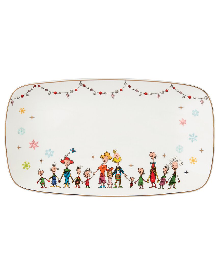 Lenox Merry Grinchmas Tray In Green