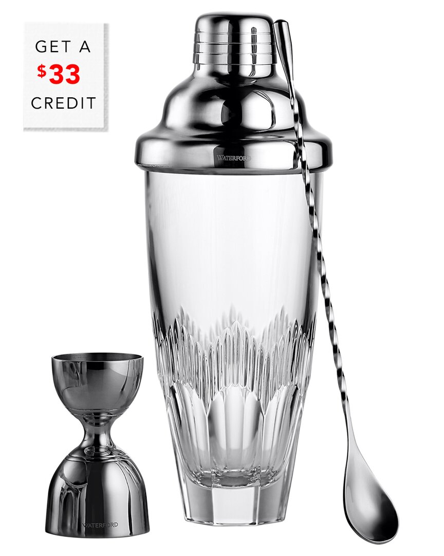 Waterford Mixology 3pc Mixer Set With $32 Credit