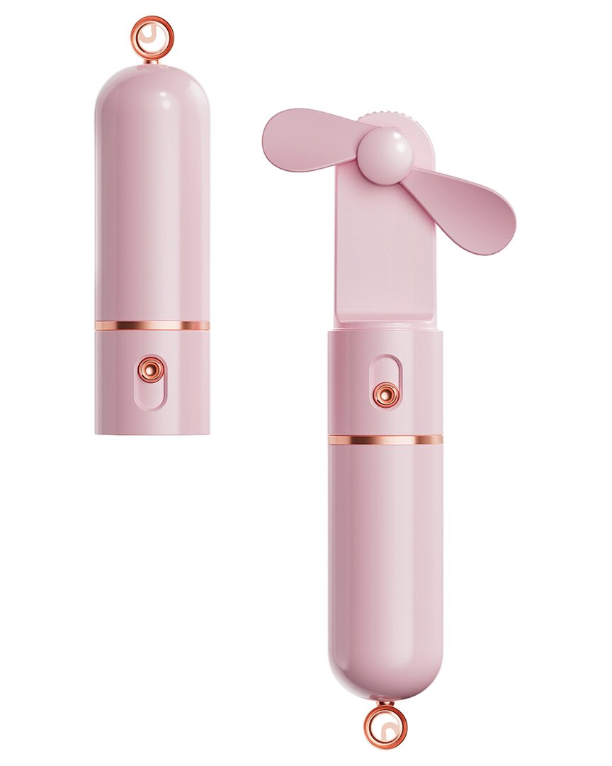 Ztech Handheld Mini Fan In Pink