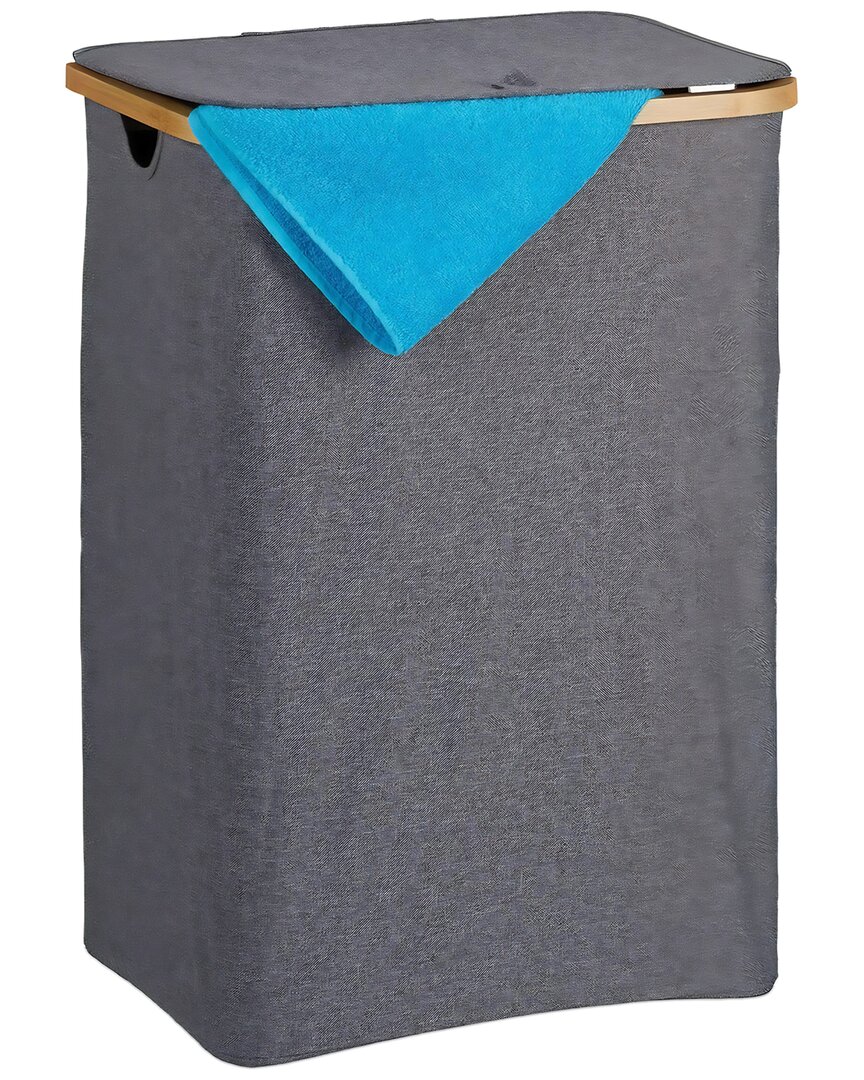 Allgoods Small Laundry Bin In Gray