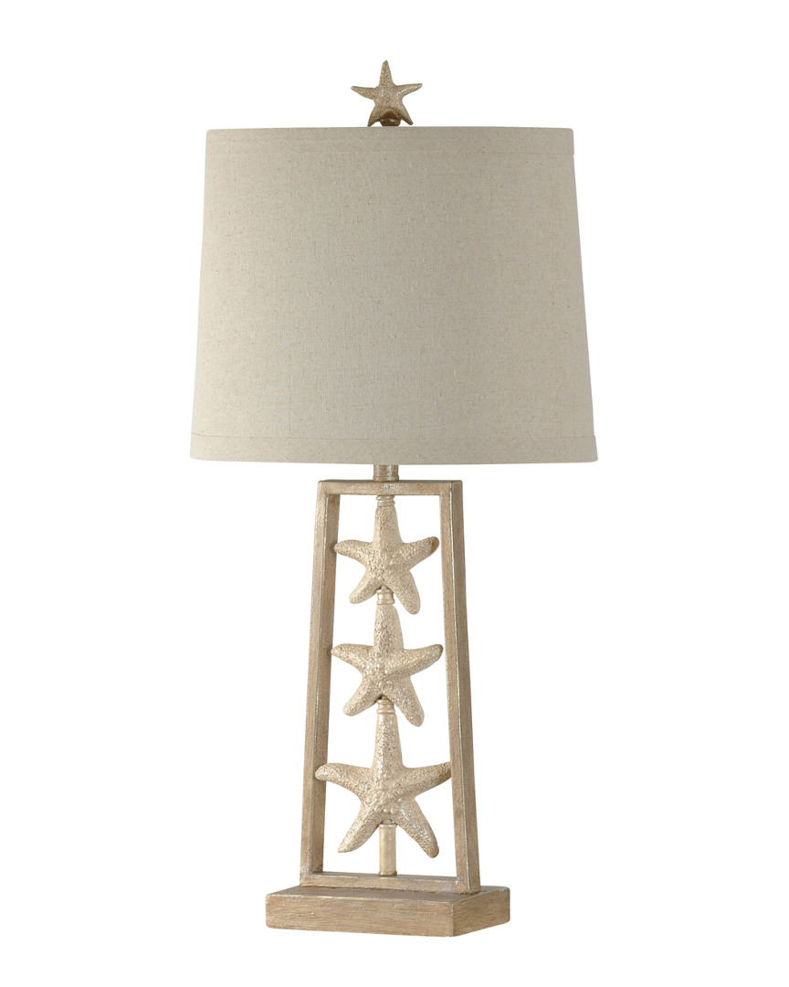 Stylecraft 33in Coastal Sand Dollar Table Lamp