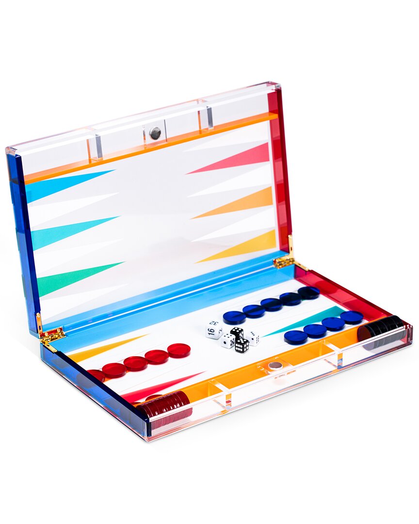 Bey-berk Emmy Acrylic Backgammon Set