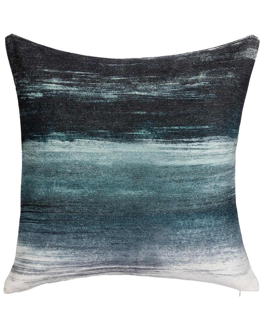 Classic Home Digital Print Vita Throw Pillow In Blue