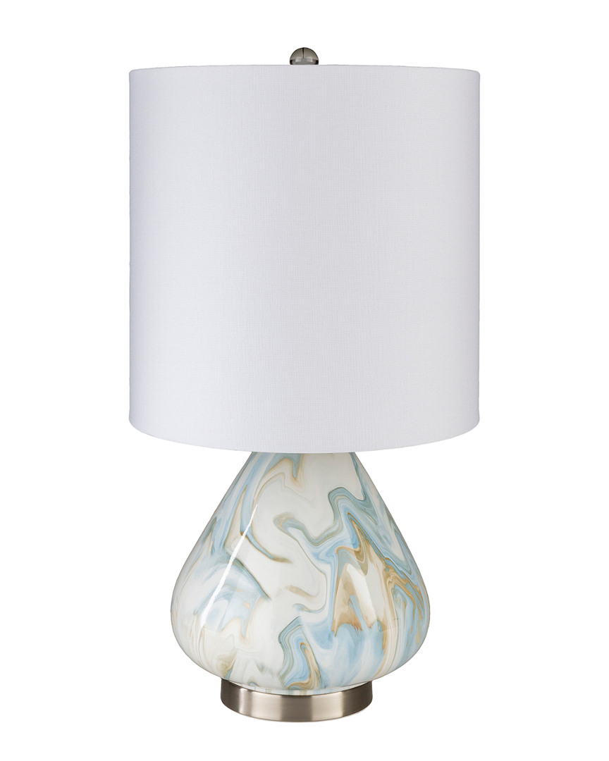 Surya Orleans White Table Lamp