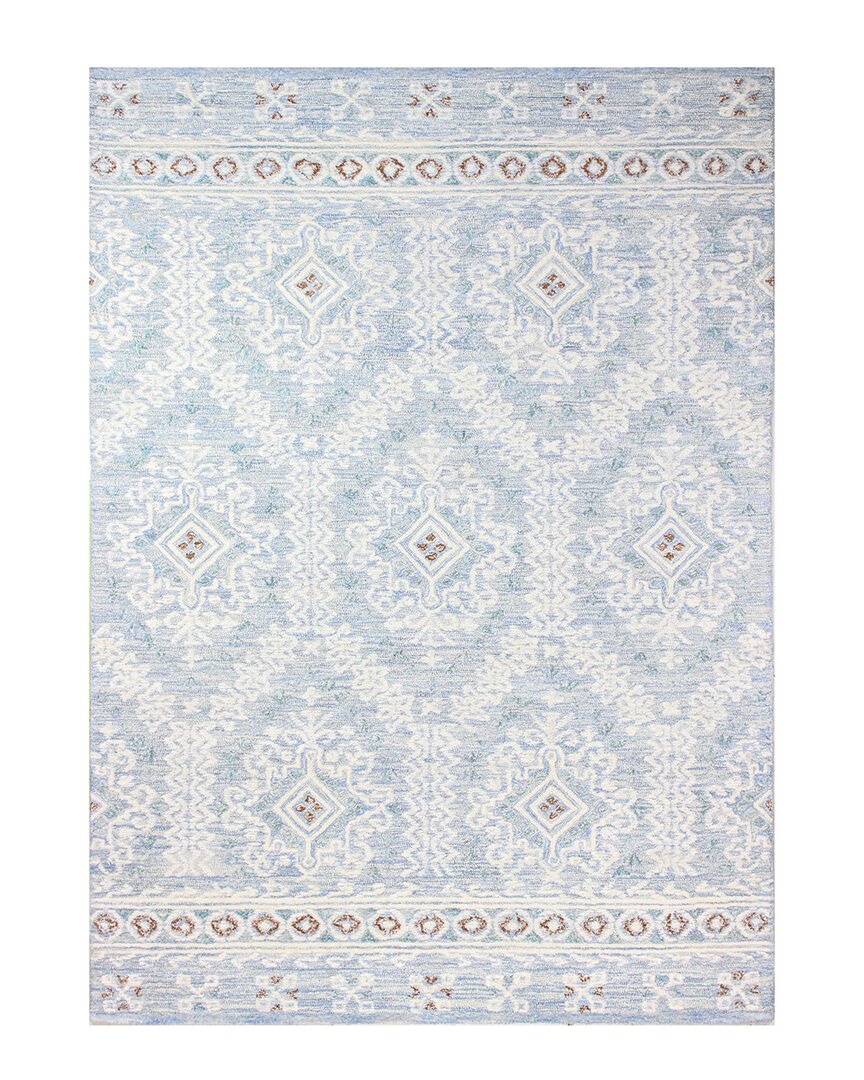 Bashian Rugs Rahni Wool Rug In Blue