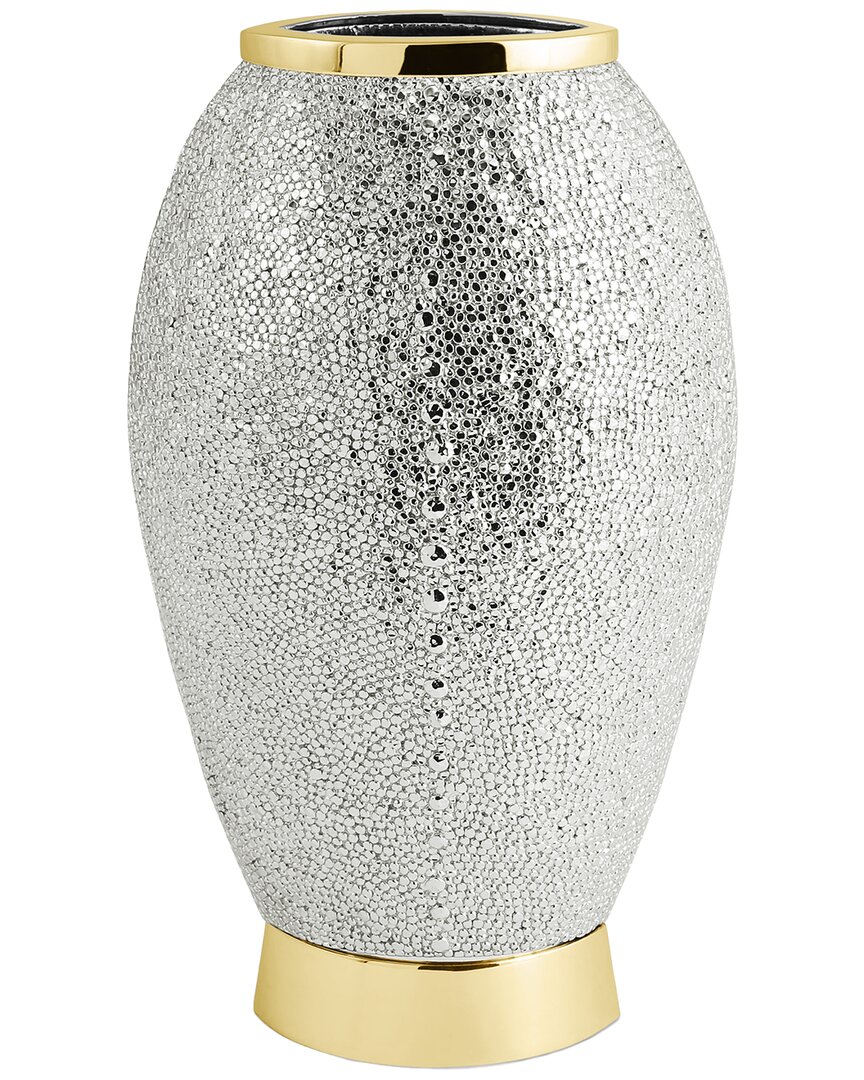Michael Aram Shagreen Large Vase In Metallic