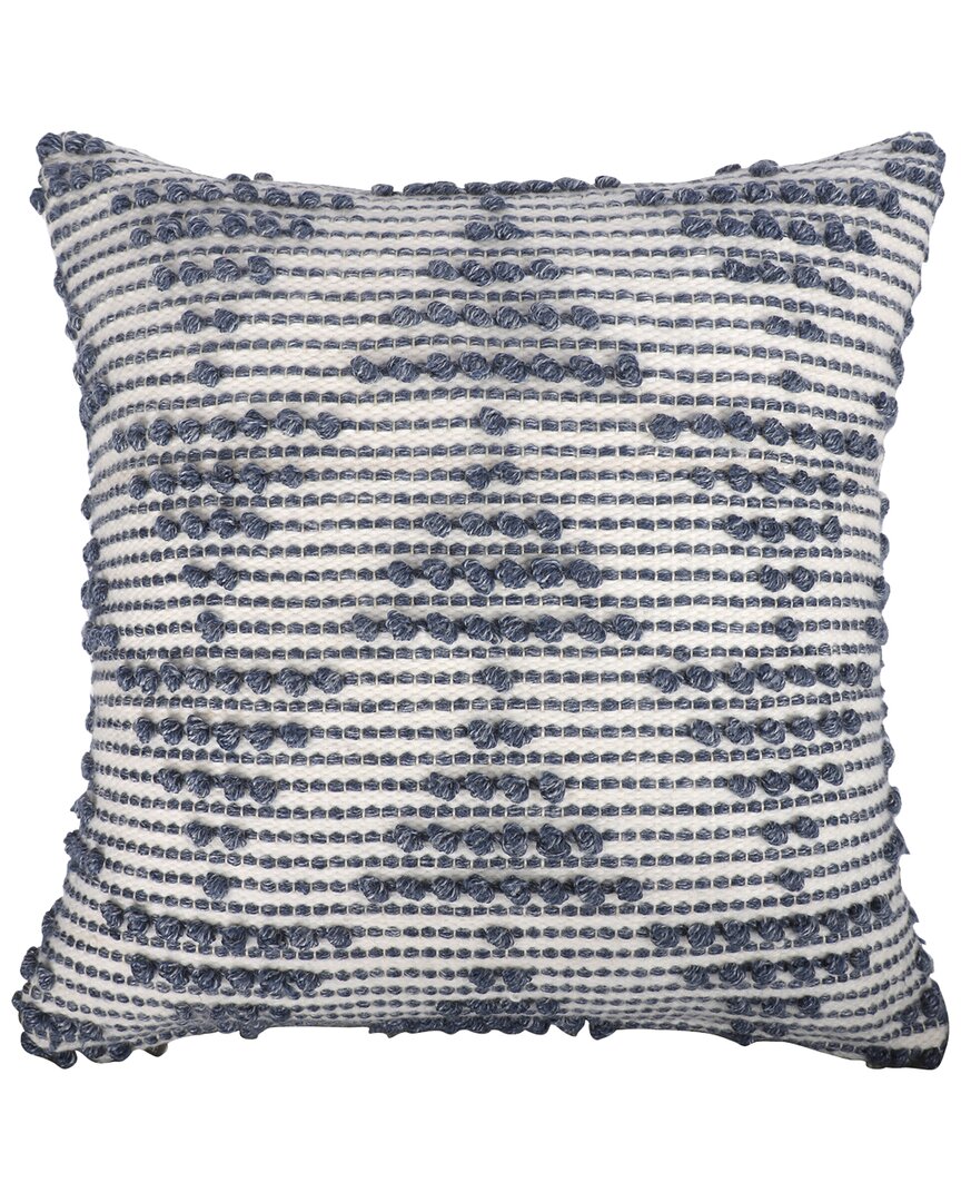 Lr Home Coastal Hand-woven Throw Pillow 20 X 20