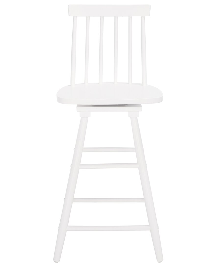 Safavieh Quai Swivel Counter Stool In White