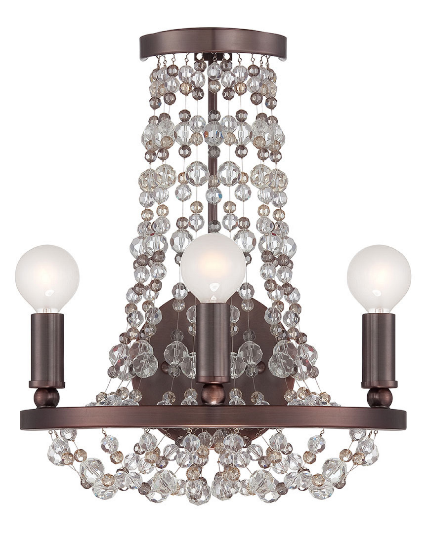 Crystorama 3-light Channing Sconce