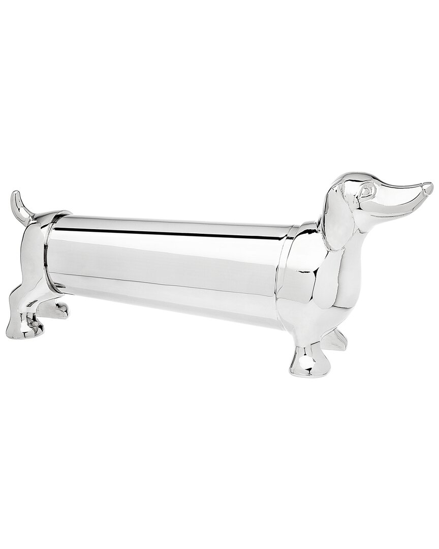 Godinger Dachshund Cocktail Shaker In Silver
