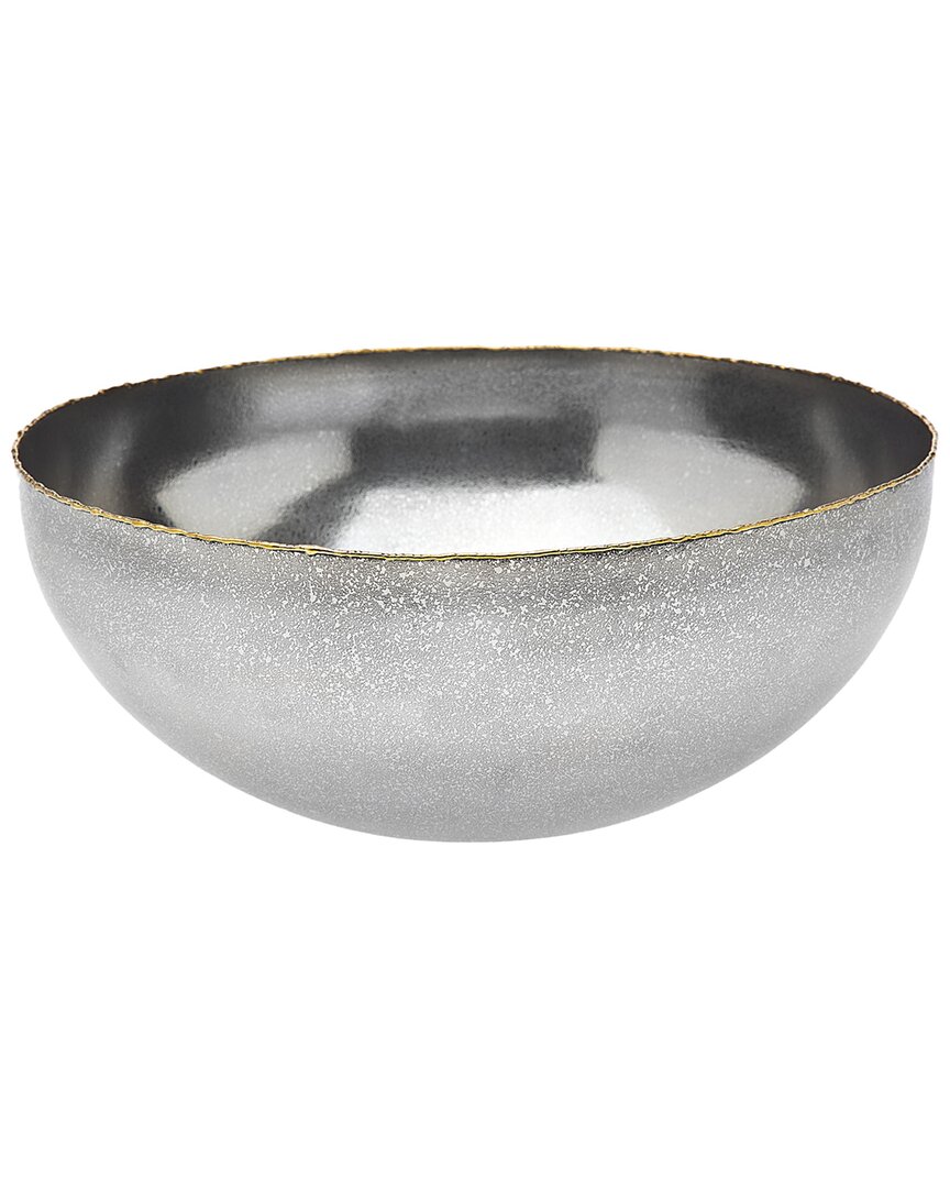 Godinger Golden Frost Salad Bowl In Silver