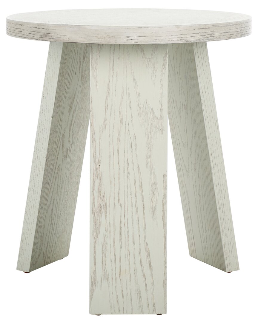 Safavieh Couture Julianna Wood Accent Table In White